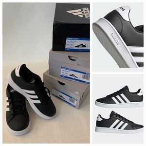 NEW adidas Kid's Grand Court Shoes 11k, 12k, 13k